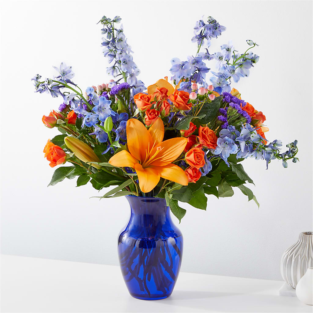 Radiant Citrus Bouquet – Ellijay Florist And Gifts, Ellijay GA
