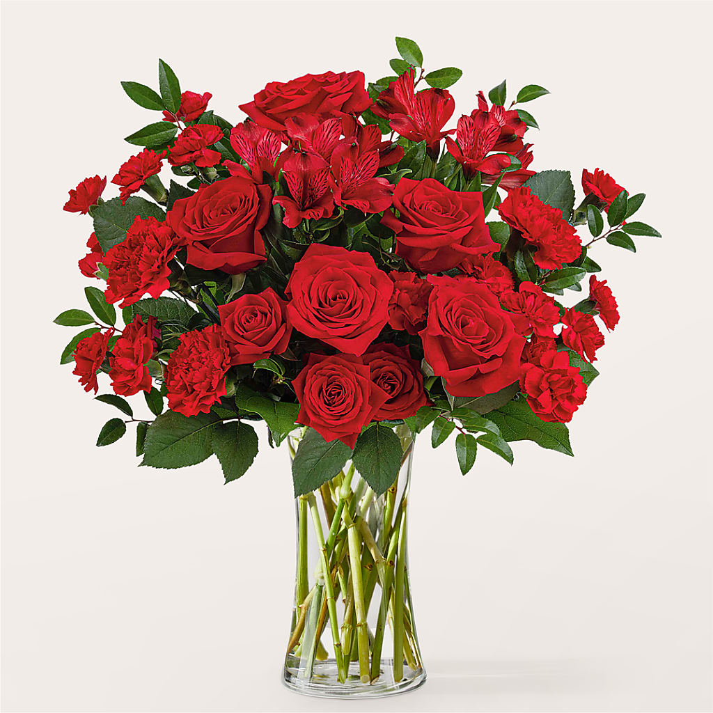 Brilliant Ruby Bouquet – Ellijay Florist And Gifts, Ellijay GA