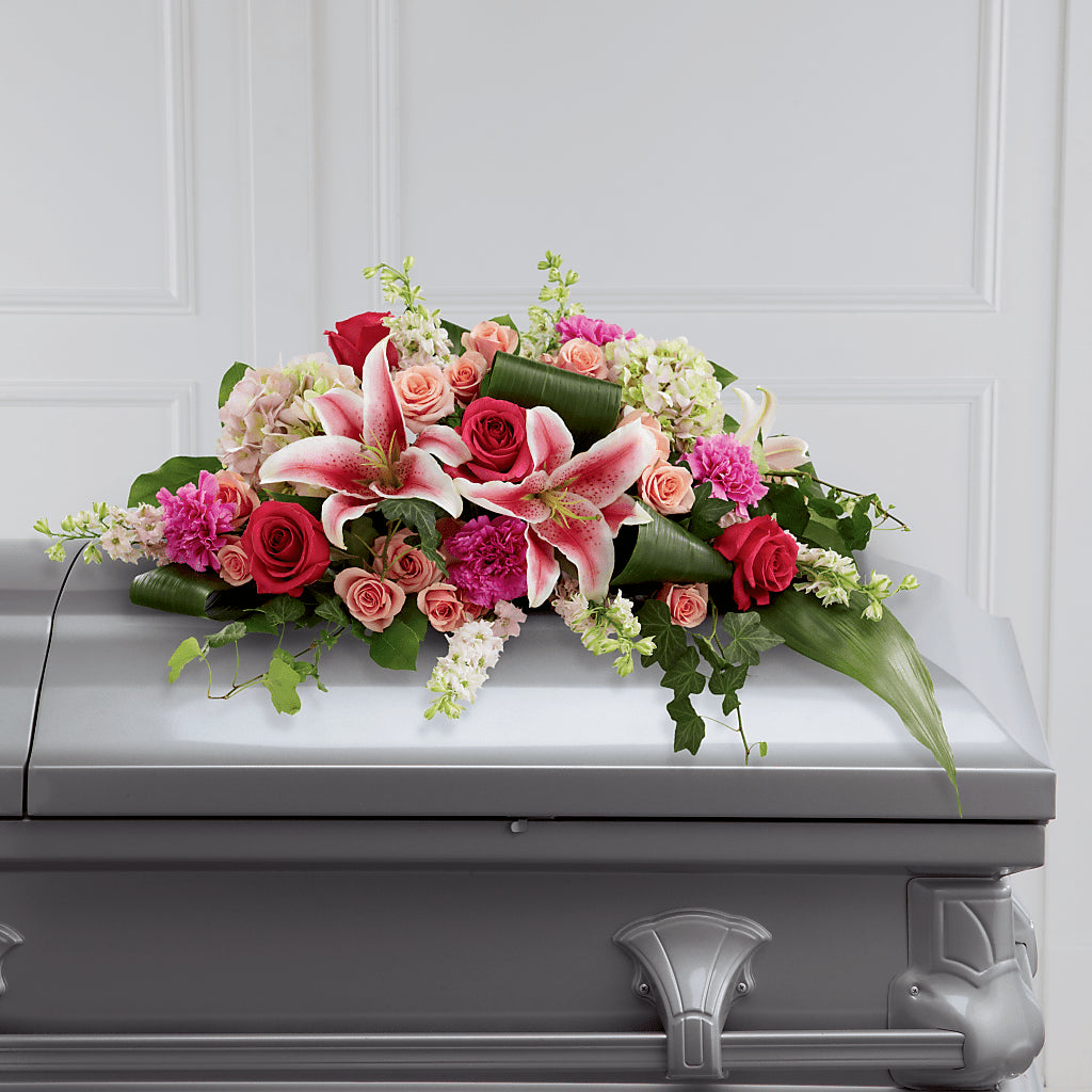 Splendid Grace Casket Spray – Ellijay Florist And Gifts, Ellijay GA
