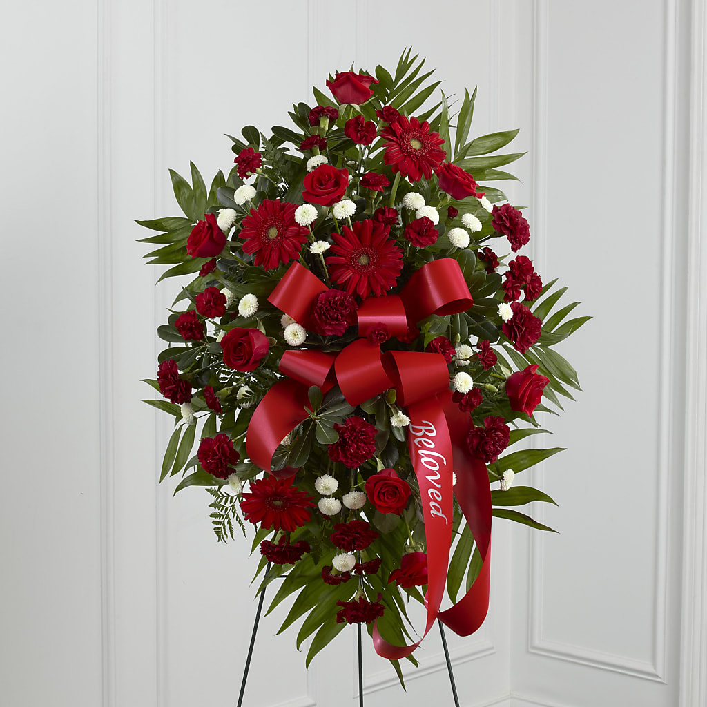 Treasured Memories Standing Spray – Ellijay Florist And Gifts, Ellijay GA
