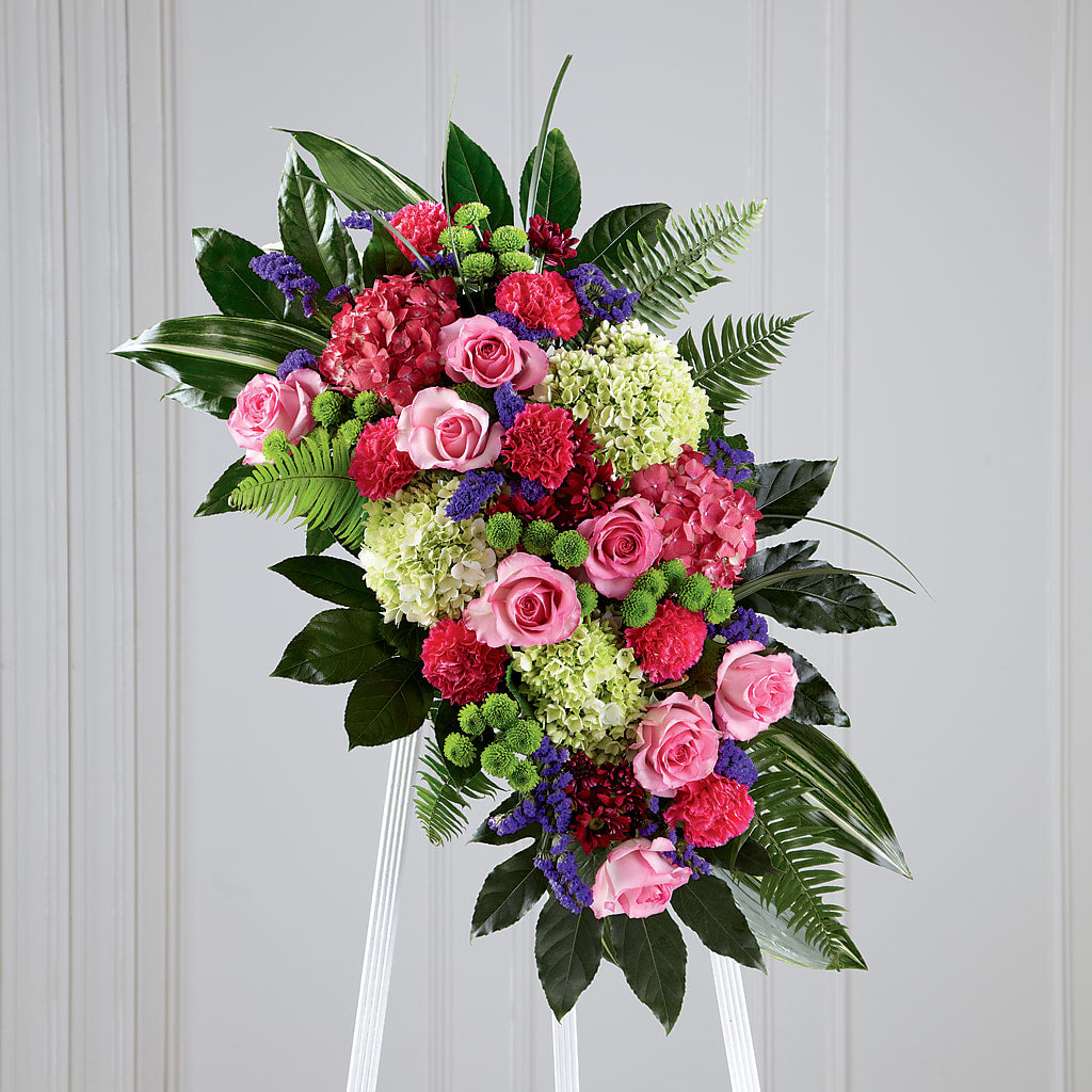 Refreshing Mix Standing Spray – Ellijay Florist And Gifts, Ellijay GA