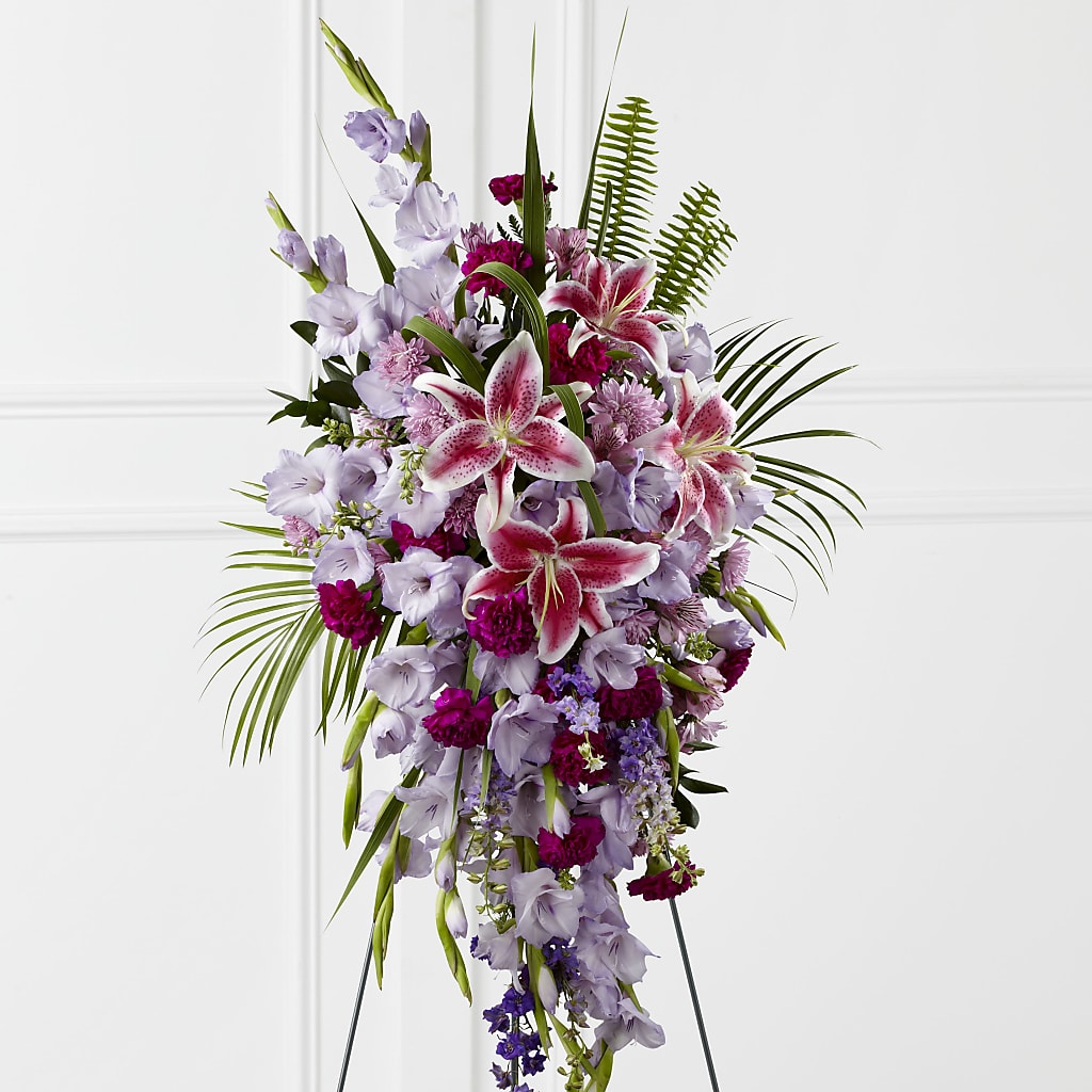Tender Touch Standing Spray – Ellijay Florist And Gifts, Ellijay GA