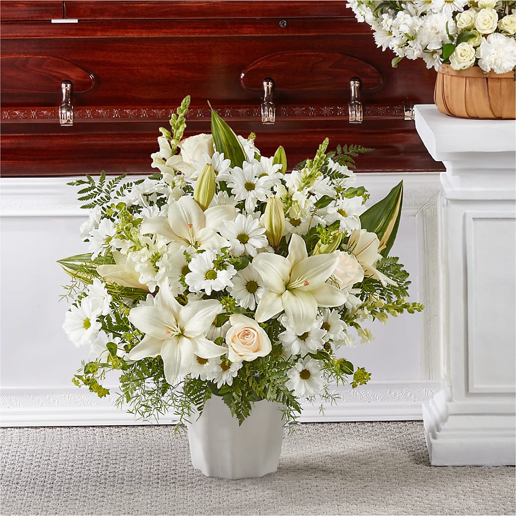 Thoughts of Tranquility Floor Basket – Ellijay Florist And Gifts, Ellijay GA