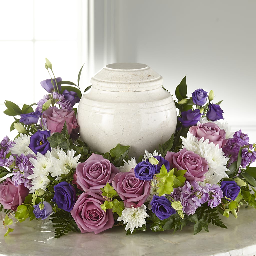 Blooming Sympathy Cremation Adornment – Ellijay Florist And Gifts, Ellijay GA