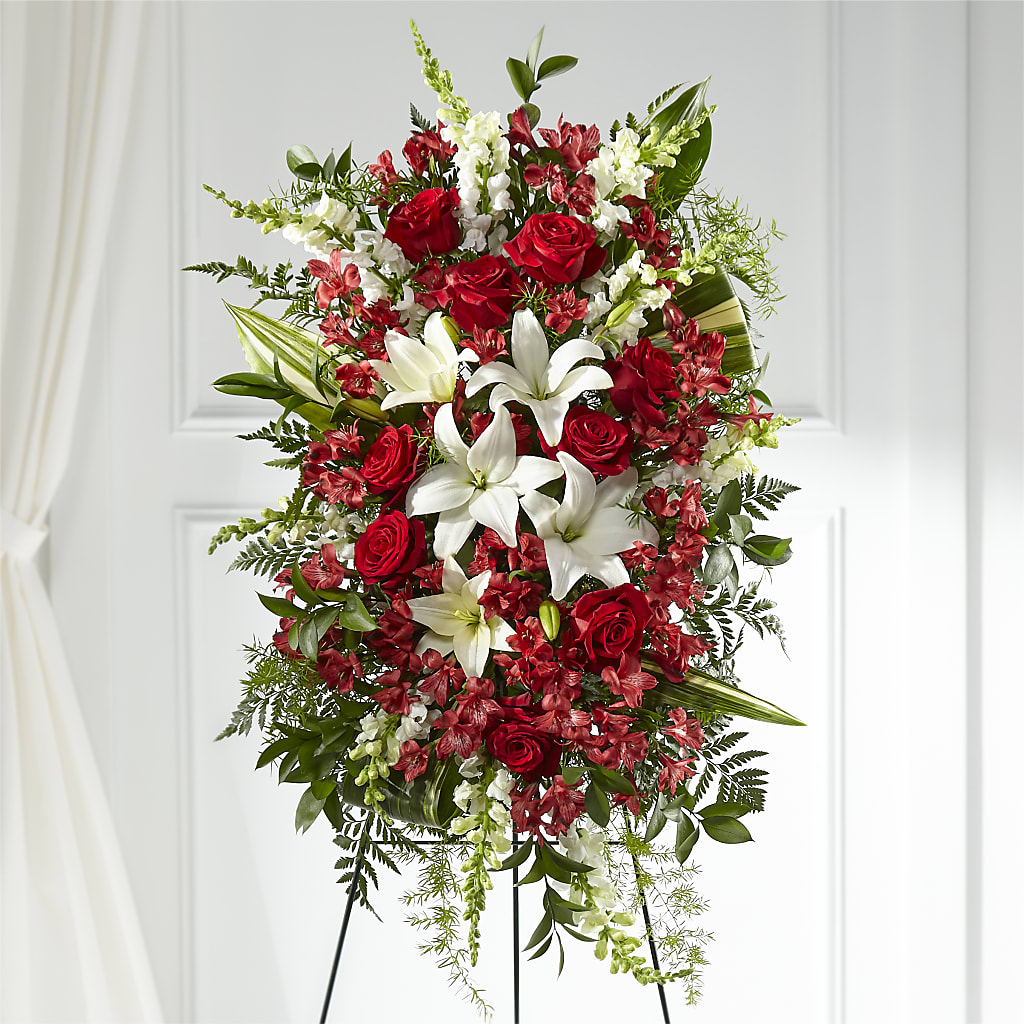 Everlasting Memory Standing Spray – Ellijay Florist And Gifts, Ellijay GA