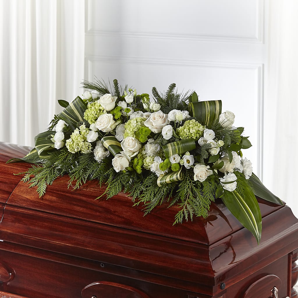 Hopeful Gesture Casket Spray – Ellijay Florist And Gifts, Ellijay GA