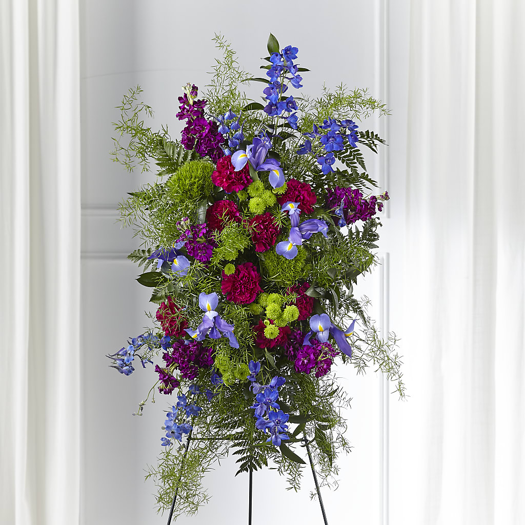 Heavenly Skies Standing Spray – Ellijay Florist And Gifts, Ellijay GA