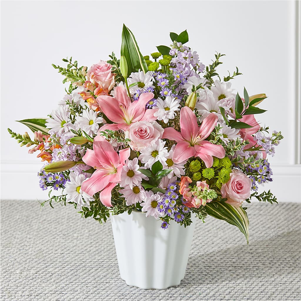 Abundant Compassion Floor Basket – Ellijay Florist And Gifts, Ellijay GA