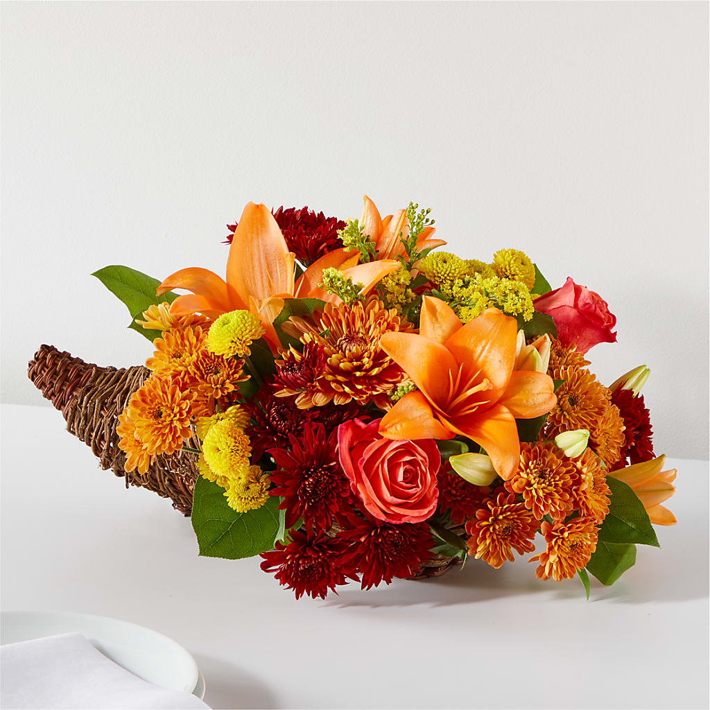 Bouquet of Blessings Cornucopia – Ellijay Florist And Gifts, Ellijay GA