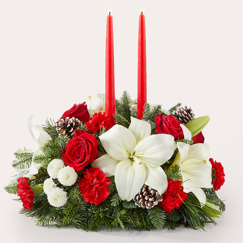 Seasonal Festivities Centerpiece – Ellijay Florist And Gifts, Ellijay GA