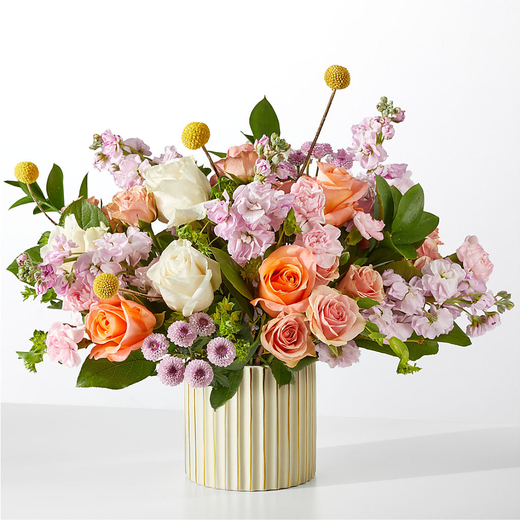 French Market Bouquet with Ivory Vase – Ellijay Florist And Gifts, Ellijay GA