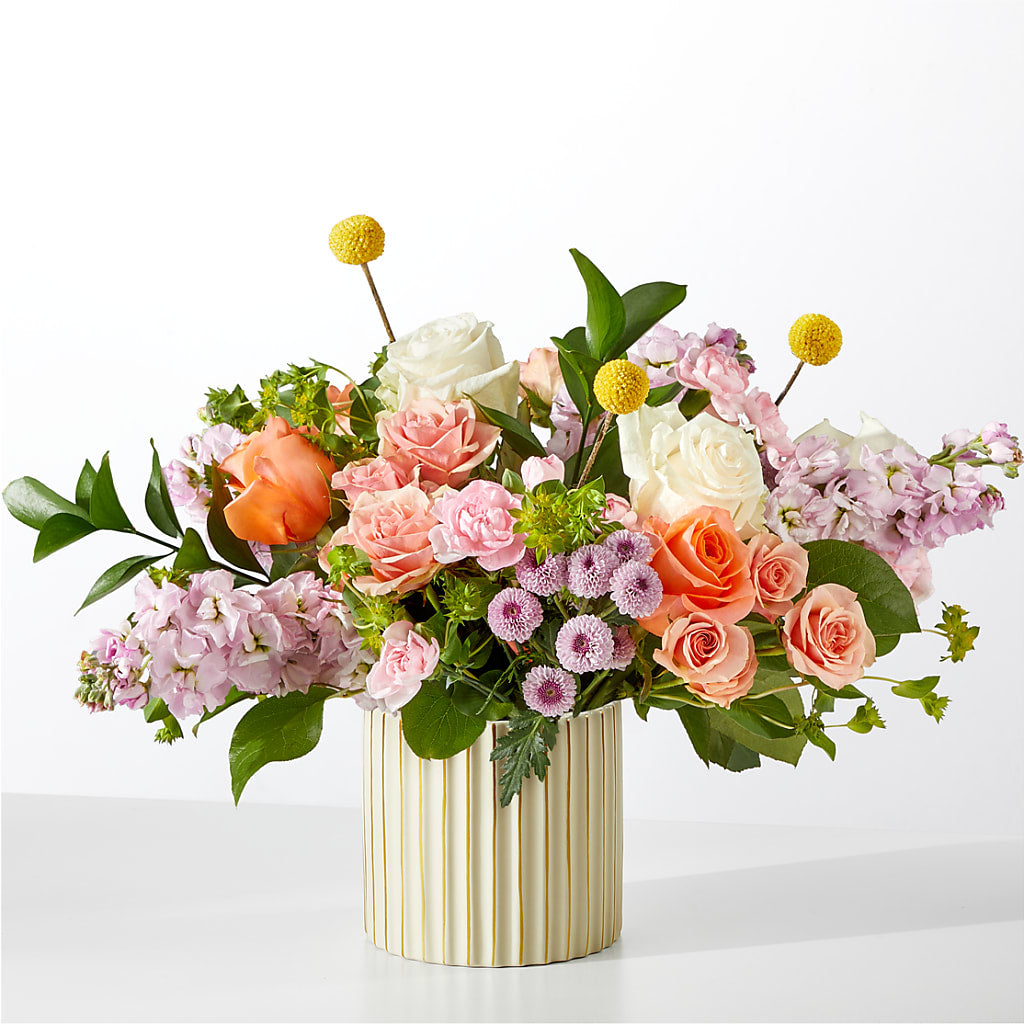 French Market Bouquet with Ivory Vase – Ellijay Florist And Gifts, Ellijay GA