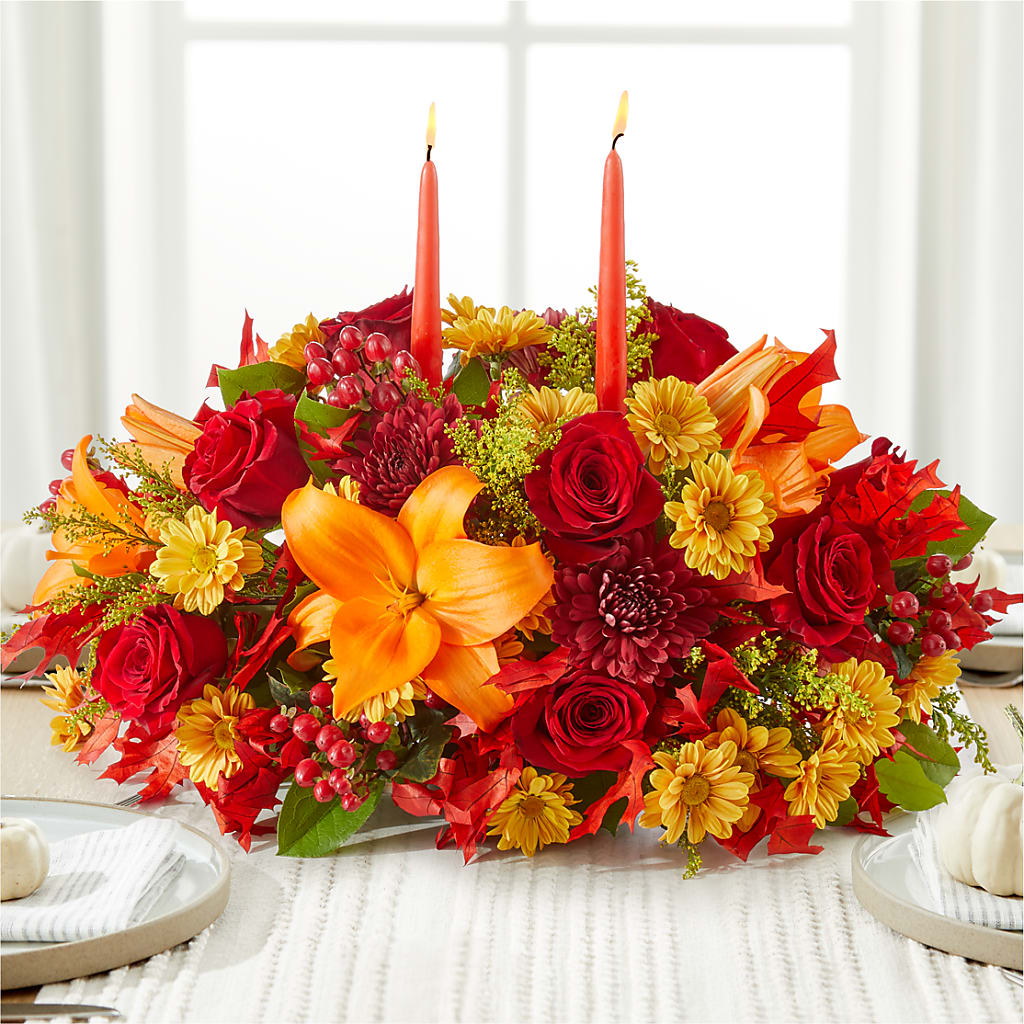 Autumn's Embrace Centerpiece – Ellijay Florist And Gifts, Ellijay GA