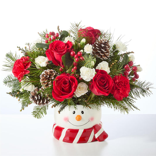 Jolly Snowman Bouquet –  Ellijay Florist And Gifts, Ellijay GA