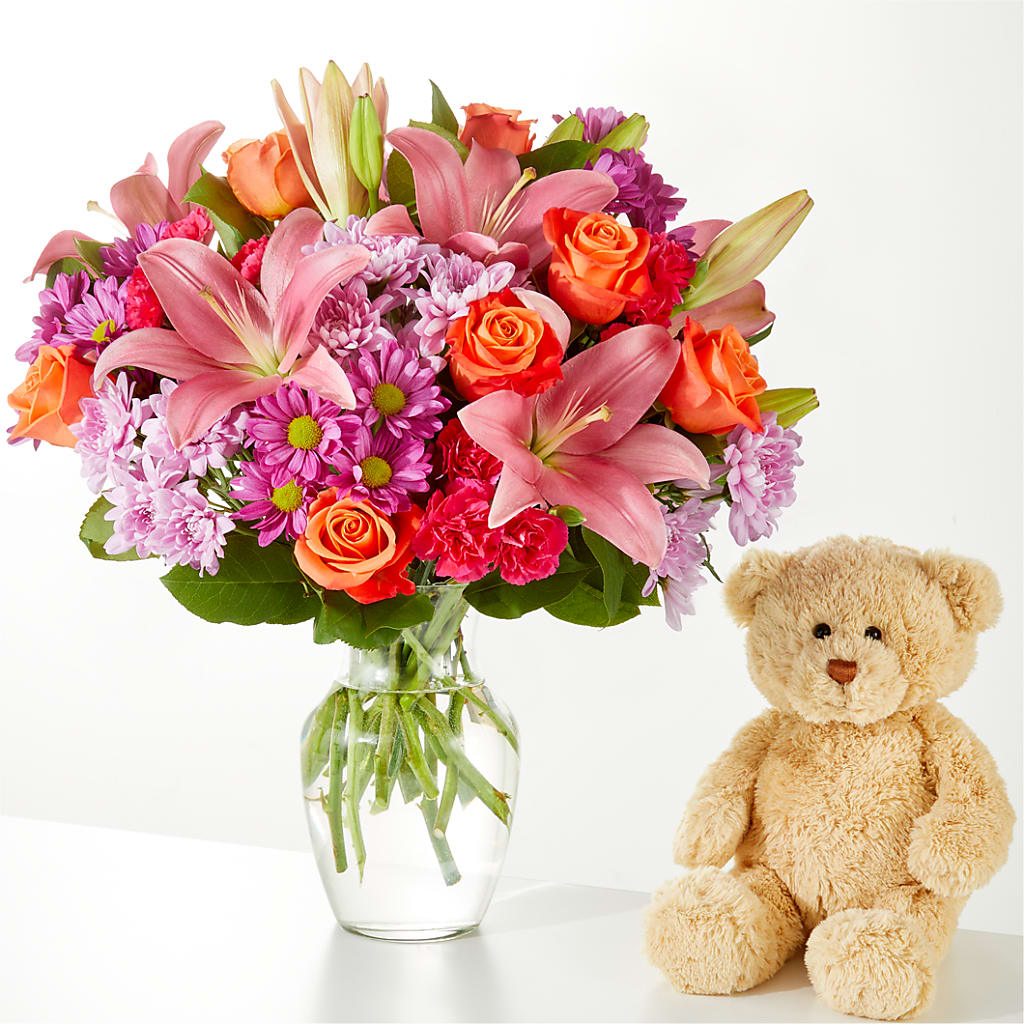One and Only Bouquet and Bear Bundle –  Ellijay Florist And Gifts, Ellijay GA