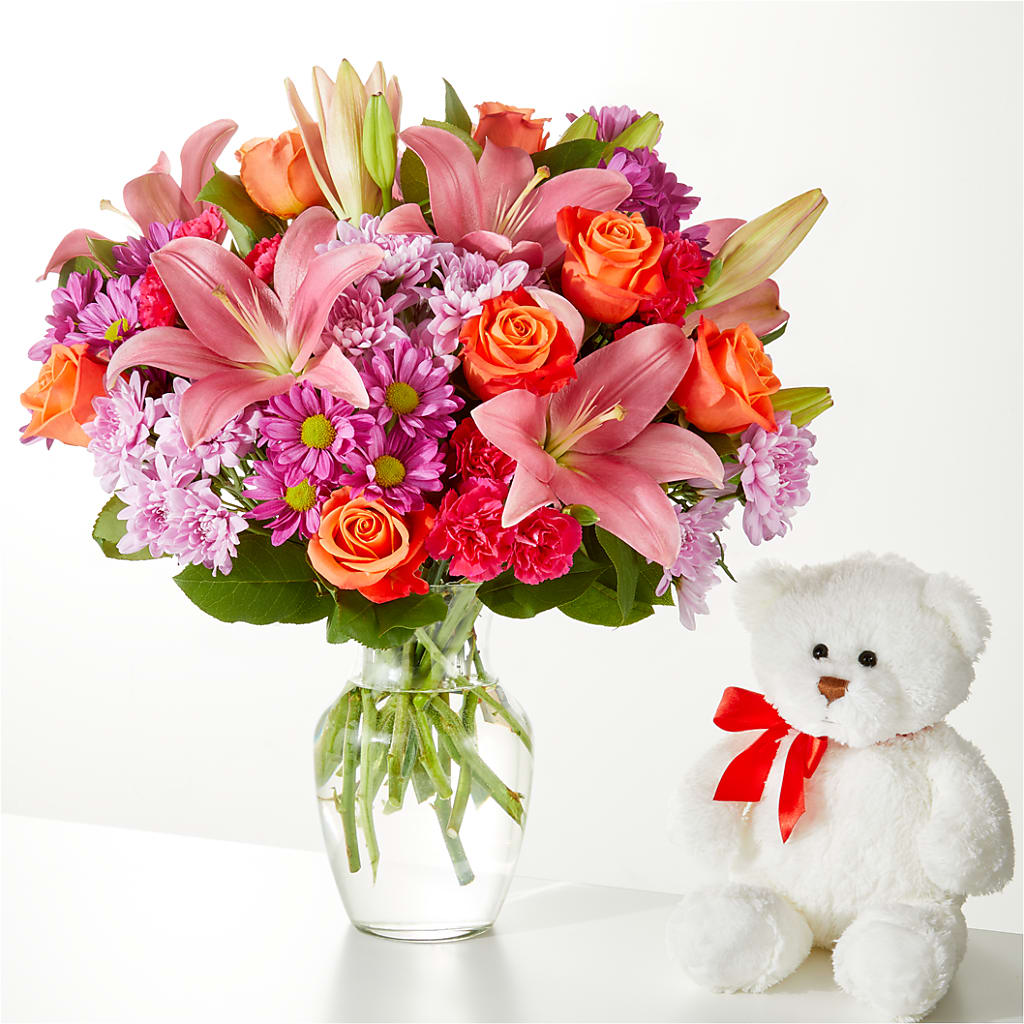 One and Only Bouquet and Bear Bundle –  Ellijay Florist And Gifts, Ellijay GA