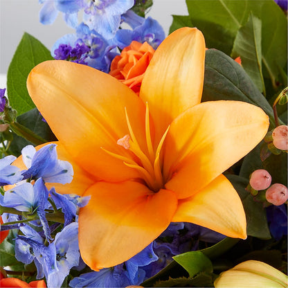 Radiant Citrus Box Bouquet –  Ellijay Florist And Gifts, Ellijay GA