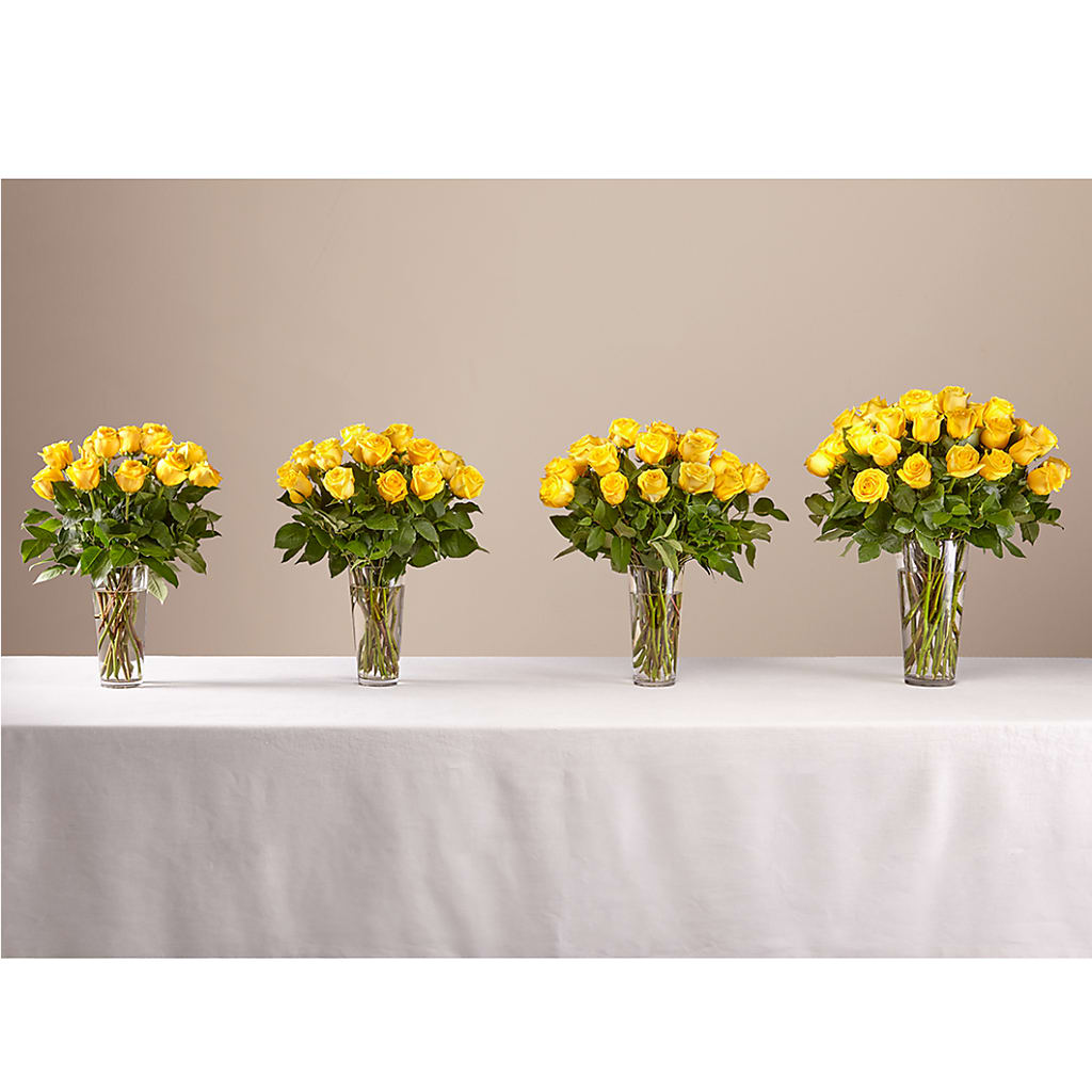 Long Stem Yellow Rose Bouquet –  Ellijay Florist And Gifts, Ellijay GA