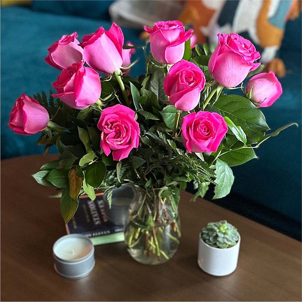 Long Stem Pink Rose Bouquet –  Ellijay Florist And Gifts, Ellijay GA