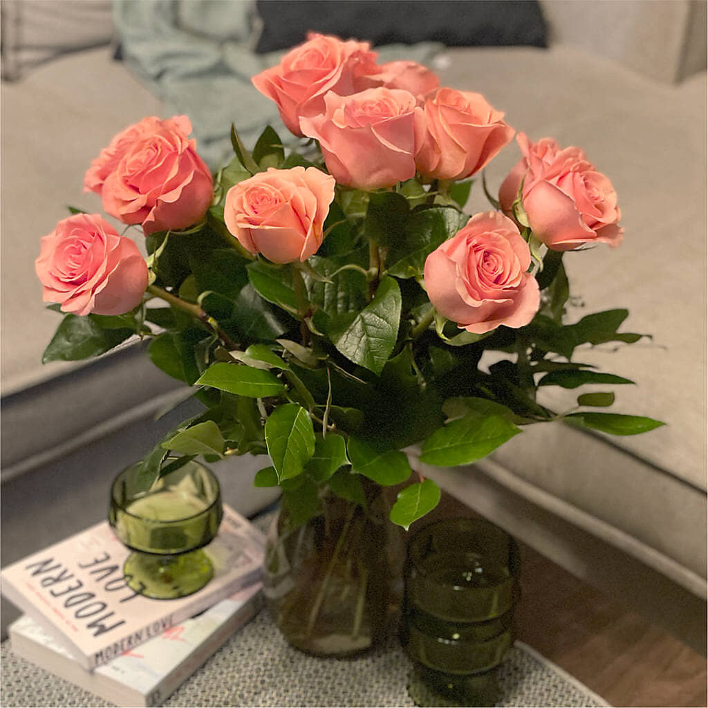 Long Stem Pink Rose Bouquet –  Ellijay Florist And Gifts, Ellijay GA