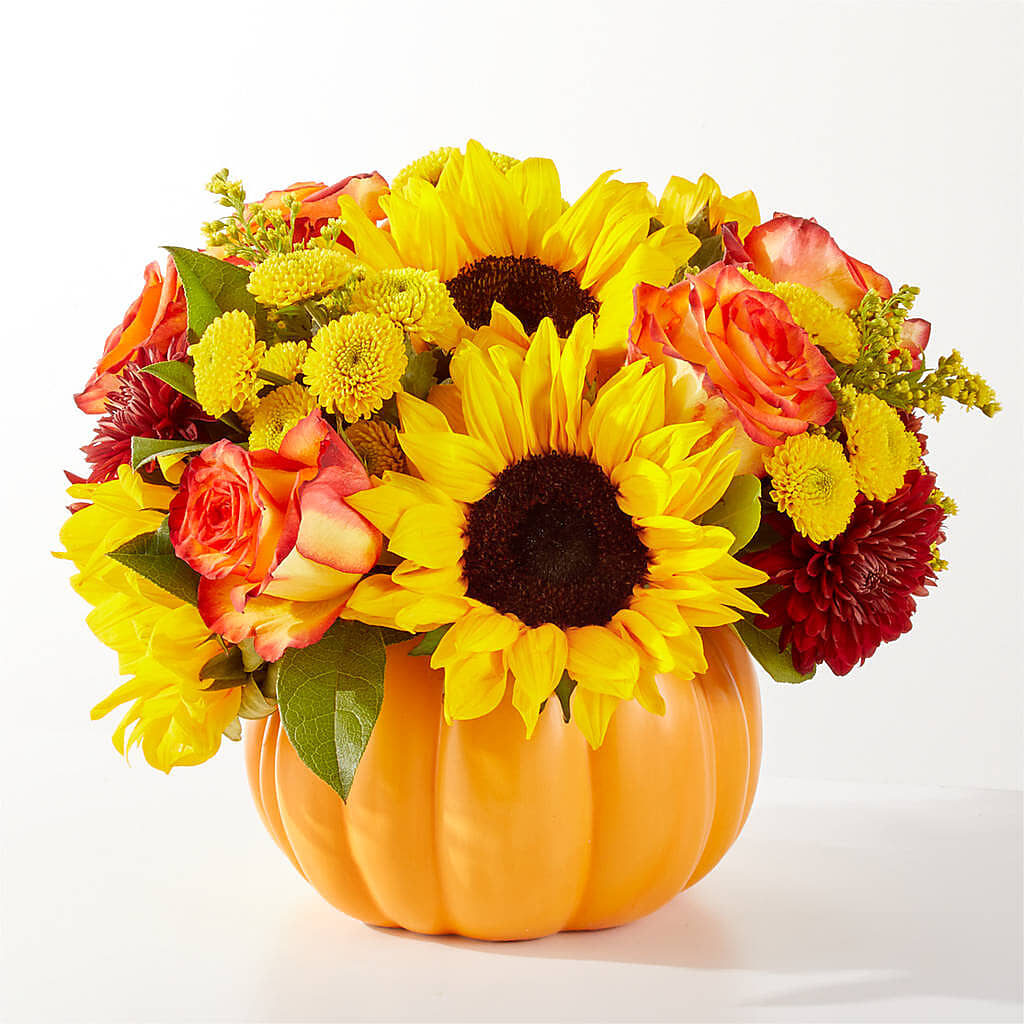 Golden Gourd Pumpkin Bouquet –  Ellijay Florist And Gifts, Ellijay GA
