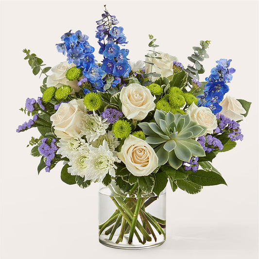Cerulean Waves Bouquet –  Ellijay Florist And Gifts, Ellijay GA