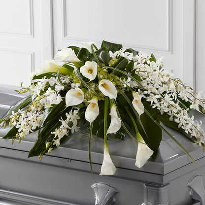 Angel Wings Casket Spray –  Ellijay Florist And Gifts, Ellijay GA