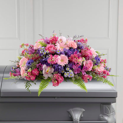 Glorious Garden Casket Spray –  Ellijay Florist And Gifts, Ellijay GA