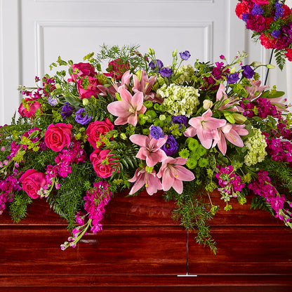 Radiant Tribute Casket Spray –  Ellijay Florist And Gifts, Ellijay GA