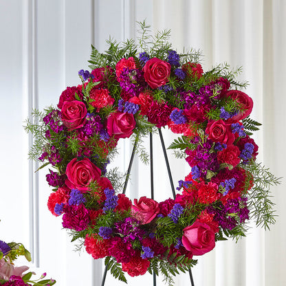 Calming Colors Wreath –  Ellijay Florist And Gifts, Ellijay GA