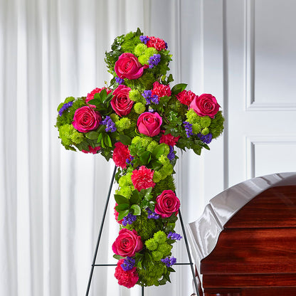 Tribute Rose Floral Cross –  Ellijay Florist And Gifts, Ellijay GA
