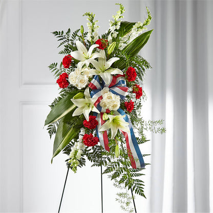 Stars of Life Standing Spray –  Ellijay Florist And Gifts, Ellijay GA
