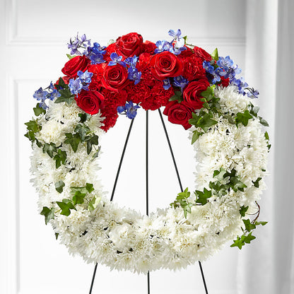 Patriotic Passion Wreath –  Ellijay Florist And Gifts, Ellijay GA