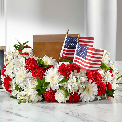 Spirit of Patriotism Cremation Adornment –  Ellijay Florist And Gifts, Ellijay GA