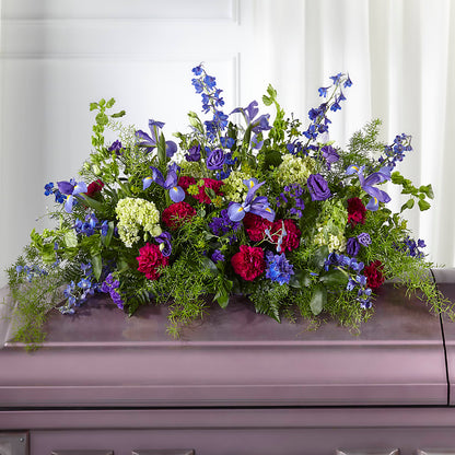 Always Treasured Casket Spray –  Ellijay Florist And Gifts, Ellijay GA