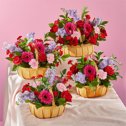 Pink Picnic Basket –  Ellijay Florist And Gifts, Ellijay GA