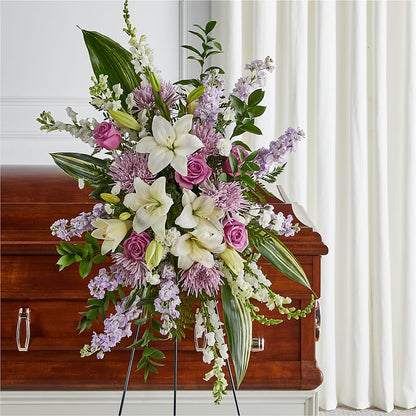 Grateful Hearts Standing Spray –  Ellijay Florist And Gifts, Ellijay GA