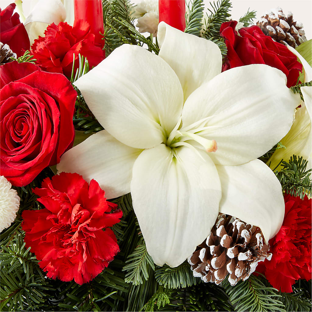 Seasonal Festivities Centerpiece –  Ellijay Florist And Gifts, Ellijay GA