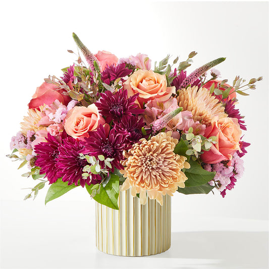Berry Cobbler Bouquet with Ivory Vase –  Ellijay Florist And Gifts, Ellijay GA